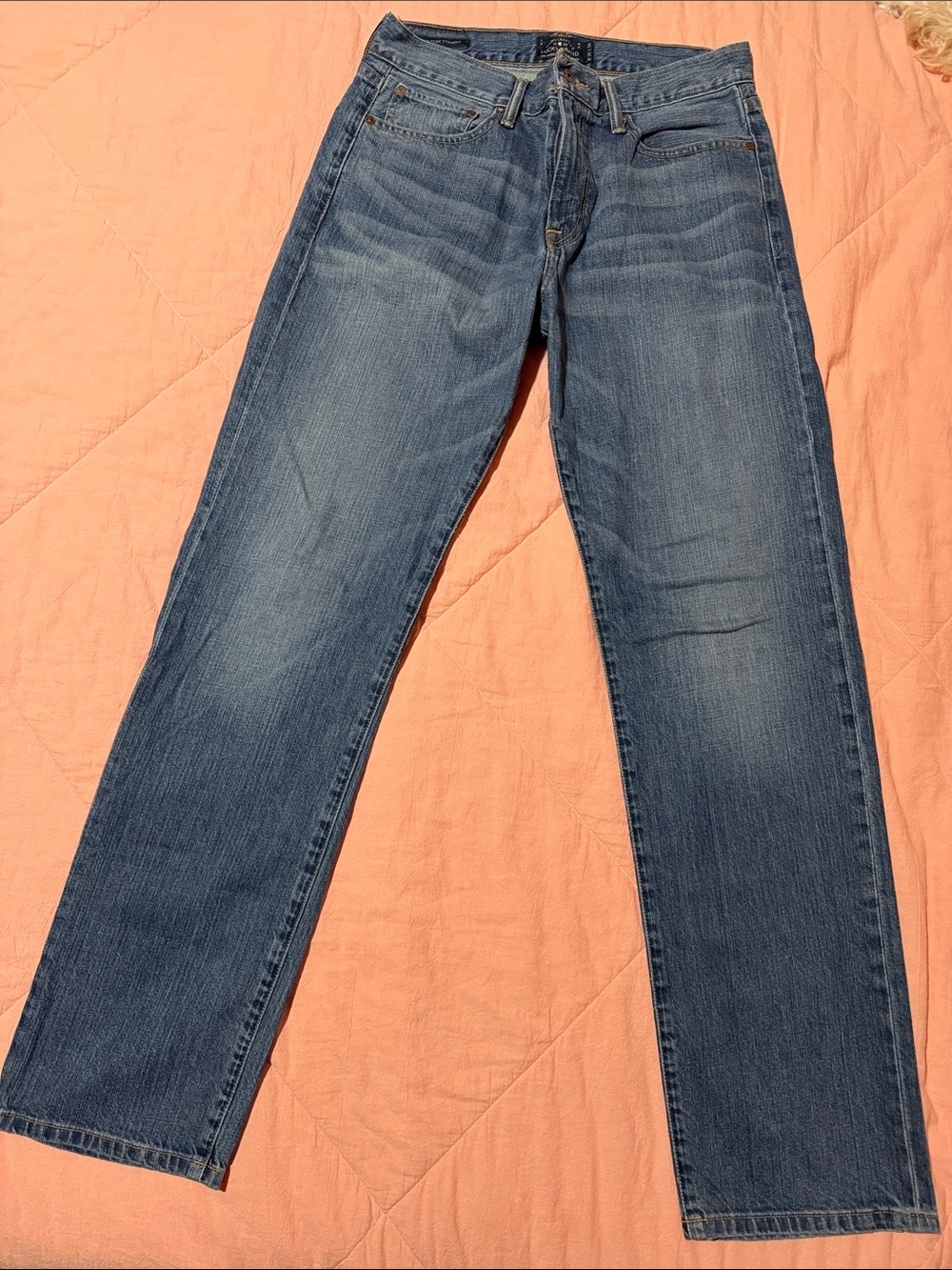Lucky Brand Men's Straight Jeans in Medium Blue Wash